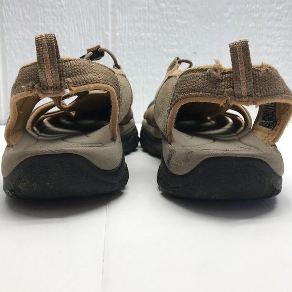Keen Newport H2 Mens 12 Brown Leather Hiking Trail Water Beach Sandals Shoes